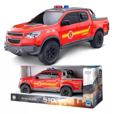 Imagem de Pick-up Carrinho Camionete Viatura S10 - Roma Brinquedos, Corpo de bom