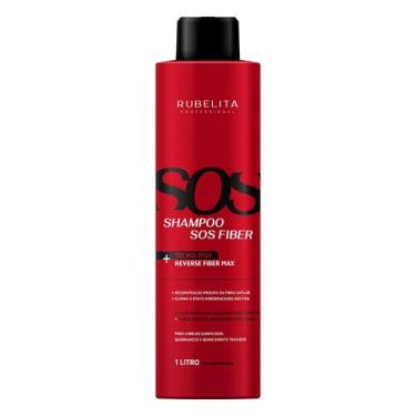 Imagem de Shampoo Sos Fiber 1 Litro Rubelita Professional