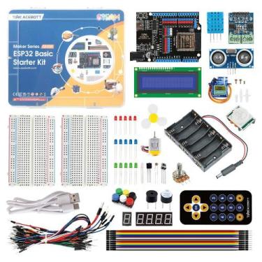 Imagem de Kit de Aprendizado em Robótica com ESP32 - 34 Projetos e Tutorial Comp