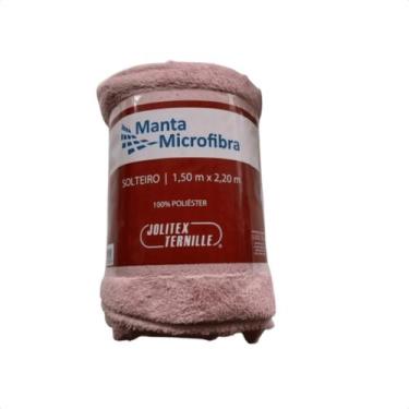Imagem de Manta Cobertor Microfibra Comfort Macia Lisa Solteiro 1,50x2,20m - La 