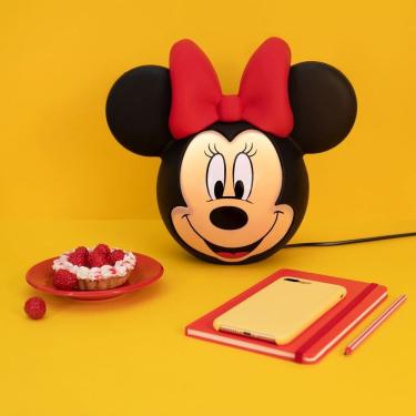Imagem de Luminária 3d Minnie Mouse Cartoon Disney Tpc Bivolt para Lâmpada LED Até 15W Licenciada Disney Rosa