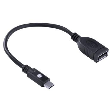 Imagem de Adaptador Tipo C X Usb 2.0 Fêmea Otg - Conexão Com Smartphones - 20cm
