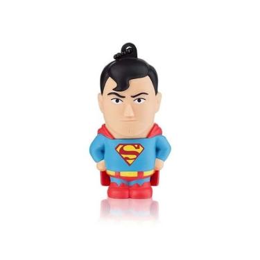 Imagem de Pen Drive Superman 8GB para Armazenamento de Fotos, Documentos e Músicas com Personagem Temático Multilaser