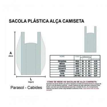 Imagem de Sacola Plástica Reciclada 45x60 Pacote 1KG Reforçada para Uso Geral Azul, Verde, Marrom Higipack