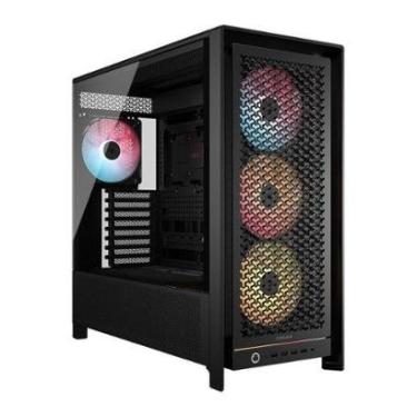 Imagem de Gabinete Gamer Corsair 5000D RS ARGB, Mid Tower, 4x FANs, Preto - CC-9011309-WW-Unissex