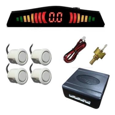 Imagem de Sensor Estacionamento Ré Branco Uno Kx3 Eco 4 Pontos