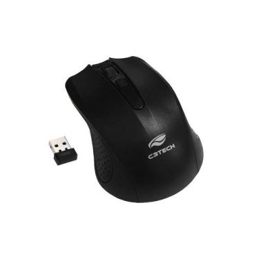 Imagem de Mouse Sem Fio Óptico M-W20BK C3 Tech 1000 DPI Preto