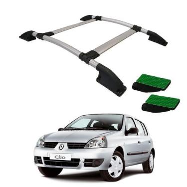 Imagem de Rack De Teto Clio 2000 a 2009 2010 2011 2012 2013 2014 Prata - VF