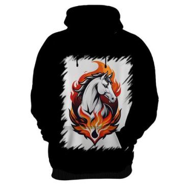 Imagem de Blusa de Frio de Cavalo Flamejante Fire Horse 7 - Kasubeck Store®, Inf