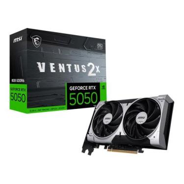 Imagem de Placa de Vídeo MSI GeForce RTX5050 8GB GDDR6 128BITS VENTUS 2X OC 912-