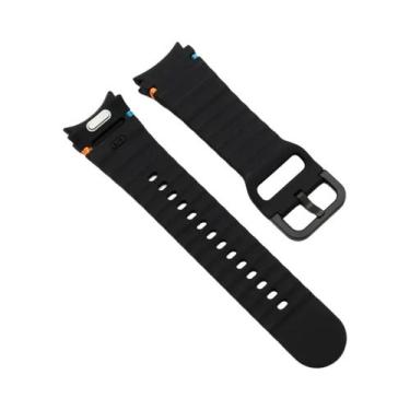 Imagem de Pulseira De Silicone Para Samsung Galaxy Watch 7 6 5 4 Classic 47mm 43