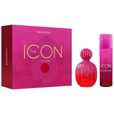 Imagem de Kit Perfume Feminino Banderas The Icon Supreme 1 Eau de Parfum 100ml + 1 Desodorante sp...