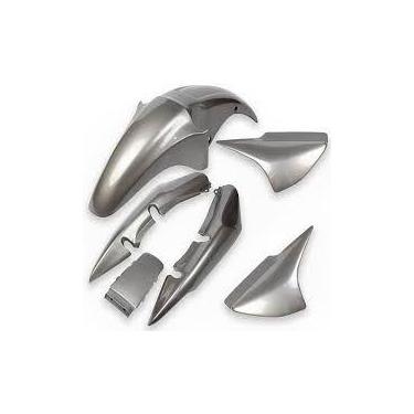 Imagem de Kit Carenagem Honda Titan 150 2008 Prata Lunar Metalico - Pro tork