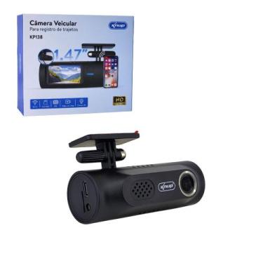 Imagem de Dashcam camera veicular interna com dvr wifi câmera dianteira 1.47" - 