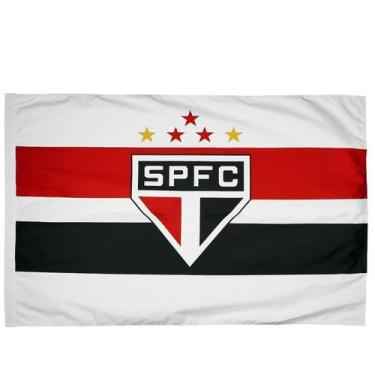 Imagem de Bandeira Oficial do São Paulo 128 x 90 cm - JC Flamulas