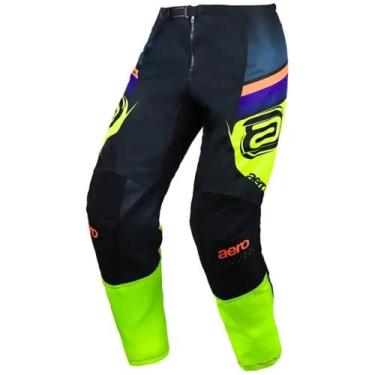 Imagem de Calça Infantil ASW Image Sync, Preto, Amarelo, 10