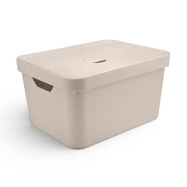 Imagem de Caixa Organizadora Cube Fechado Grande com Tampa Martiplast Ou 32 Litr