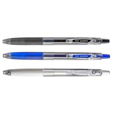 Imagem de Caneta  Pilot  Pop'Lol Bl-Pl-5- 0.5 Azul Preta e Branca