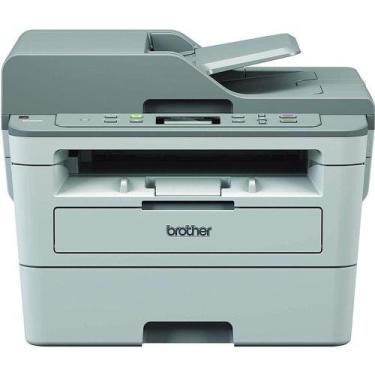 Imagem de Impressora Multifuncional Brother Laser, Mono, Wi-Fi, 110V, Branco - D