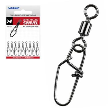 Imagem de Girador Marine Sports Black RSQ com Snap 08 (20un)