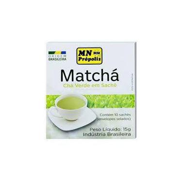 Imagem de Chá Verde Moído Matchá com 10 Sachês MN Food 15g