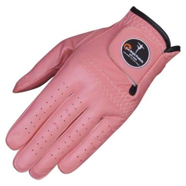 Imagem de Luva de golfe masculina OptiColor Premium Leather rosa tamanho médio