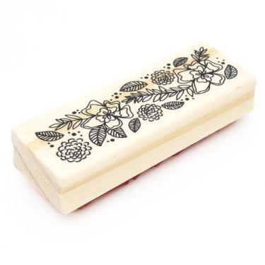 Imagem de Carimbo Arte Fácil Barrado Floral CA-803 - 11x4cm