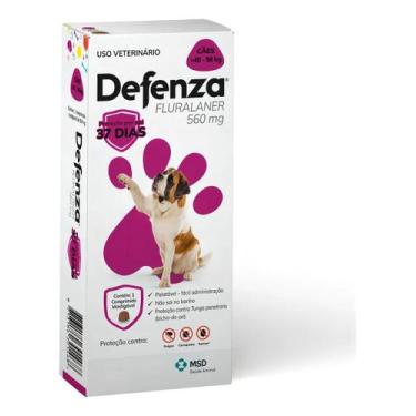 Imagem de Anti Pulgas Defenza 560Mg Cães 40 a 56Kg MSD