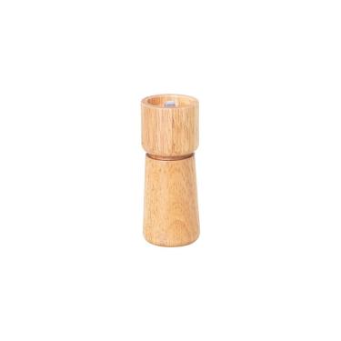 Imagem de Moedor de Sal e Pimenta Realce Ajuste de Granulometria Madeira Seringueira Uso Gourmet Tramontina 20,5CM 65G 25G