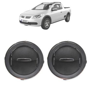 Imagem de Kit 2 Saídas Difusor Ar Gol Voyage Saveiro G5 G6 2012 2013 Até 2015 - 