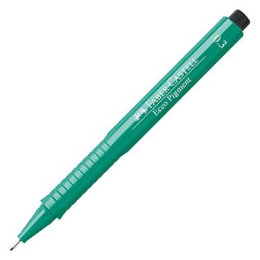 Imagem de Faber-Castell 166363 Caneta de ponta de fibra de pigmento Ecco 0,3 mm - Verde