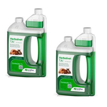 Imagem de Herbal Vet 1 Lt Desinfetante Herbal Kit 2 unidades