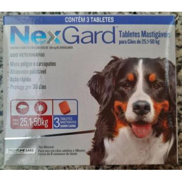 Imagem de Nexgard 25 A 50 Kg Para Cães Com 3 Unidades - Merial