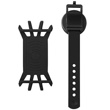 Imagem de Wemay Suporte multifuncional para telefone para bicicleta Substituição do suporte do computador para bicicleta para guiador de bicicleta Garmin Suporte universal para telefone de 4,5 a 6,5 polegadas.