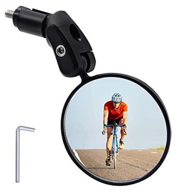 Imagem de 2 Pcs bicicleta, Espelhos Bar End Bike, Espelho bicicleta estrada ajustável 360°, espelhos retrovisores ciclismo, espelhos universais mountain bike