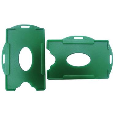 Imagem de Porta Crachá Verde Sólido Universal Marpax 100un