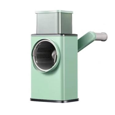 Imagem de Cortador De Legumes Ralador Multifuncional 3 Em 1 Manivela Aço Inox