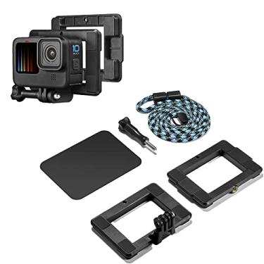 Imagem de Montagens de câmeras esportivas Compatível com câmeras de ação como GoPro/DJI action/SJCAM/AKASO (excluindo câmera)