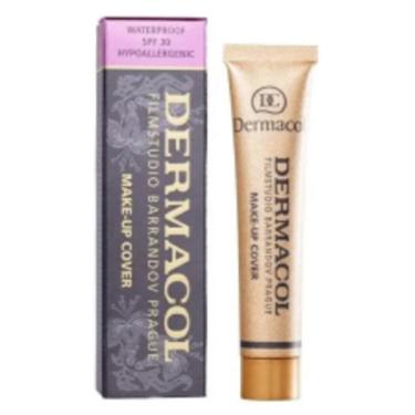 Imagem de Base Facial Dermacol base ton 225 Make para esonder estrias
