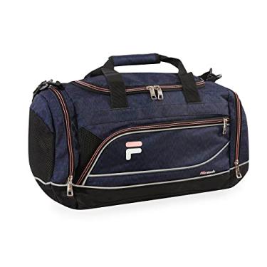 Imagem de Fila Bolsa esportiva esportiva Sprinter de 48 cm, azul estático rosa, Static Blue Pink, Bolsa esportiva esportiva de 48,26 cm (19") Sprinter