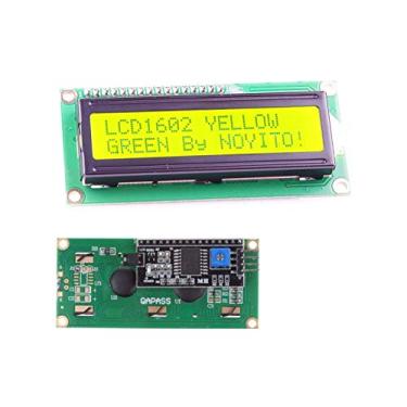 Imagem de NOYITO 1602 16x2 Módulo LCD Escudo Azul Retroiluminação com Interface Serial de Driver IIC I2C para UNO R3 MEGA2560 (Pacote com 2) (Tela 1602 IIC Azul)
