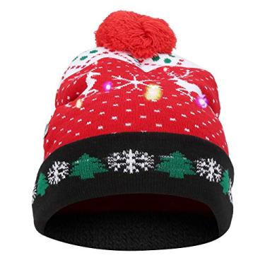 Imagem de Gorro gorro gorro de malha gorro de malha para crianças festa de natal casa natal adulto (21 * 10 * 4 cm - estilo 4)