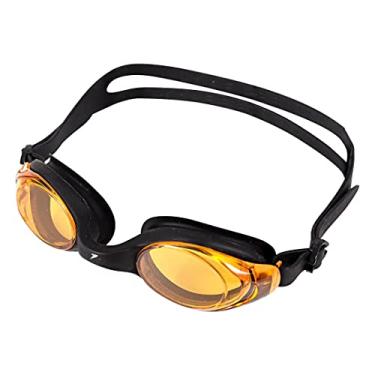 Imagem de Óculos de Natação Poker Myrtos Ultra Preto/laranja
