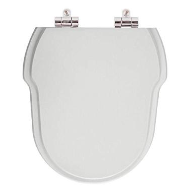 Imagem de Assento Sanitario Poliester com Amortecedor Hampton Cinza Platina para Vaso Incepa