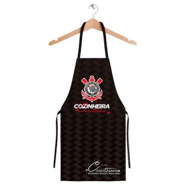 Imagem de Avental Do Corinthians Cozinheira Produto Oficial Licenciado - Sude