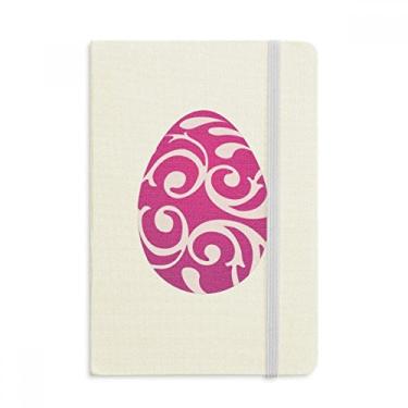 Imagem de Caderno de desenho de ovos roxos para festivais de religião da Páscoa com capa dura em tecido