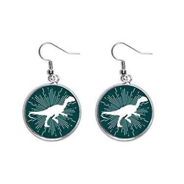 Imagem de Brinco feminino com pingente de orelha de caça e carne com animais de rastreamento, joia feminina