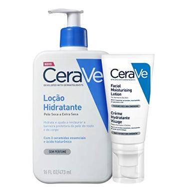 Imagem de Kit CeraVe Hidratação Rosto & Corpo (2 Produtos)