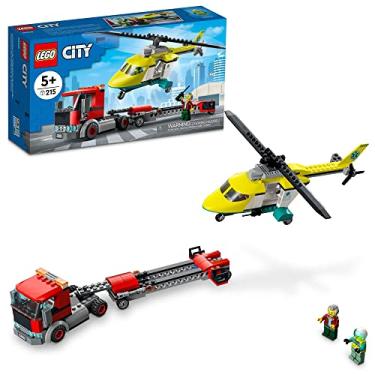 Imagem de 60343 LEGO® City Transporte de Helicóptero de Salvamento; Kit de Construção (215 peças)