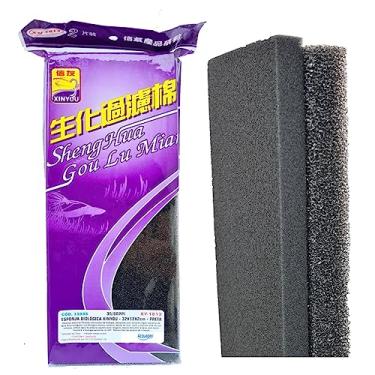 Imagem de Esponja P/Filtragem Resistente Dupla XY1813 preta 32x12x4cm